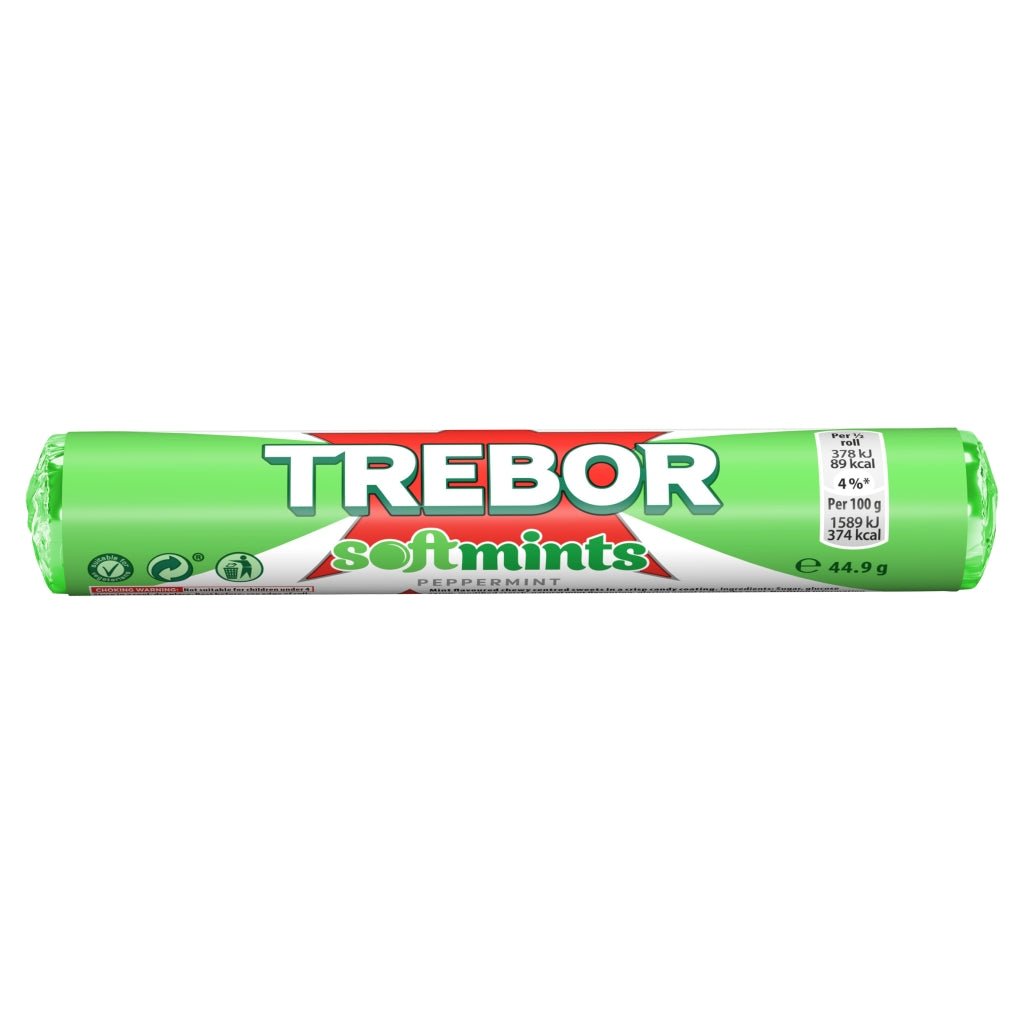 Buy Trebor Softmints Peppermint Roll Roll 44.9g online at Intamarque Wholesale – Trusted FMCG distributor