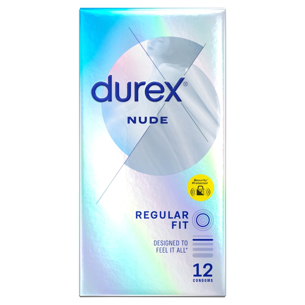 Durex Condoms 12pk Nude Regular Fit