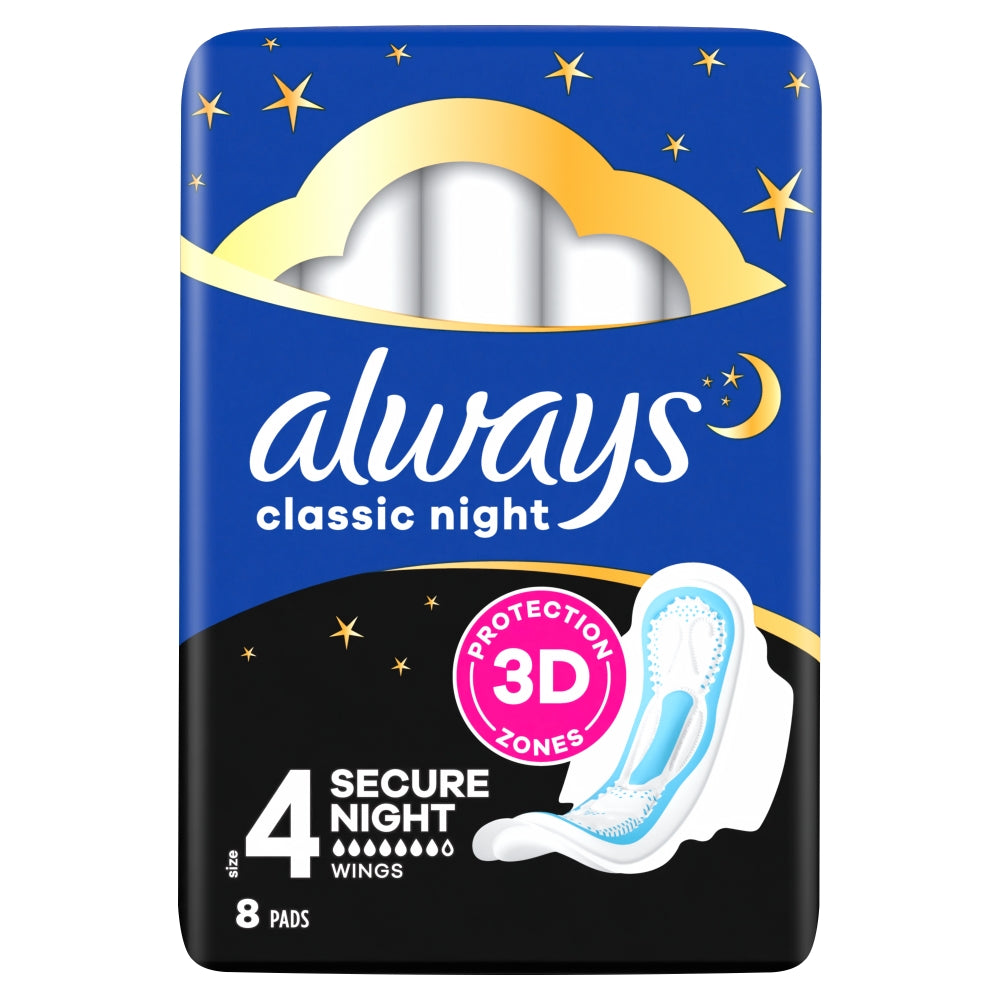 Always Maxi Classic Night 8s With Wings