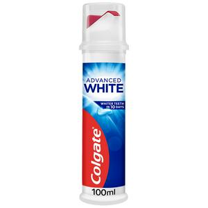 Colgate Toothpaste Pump 100ml Advanced White