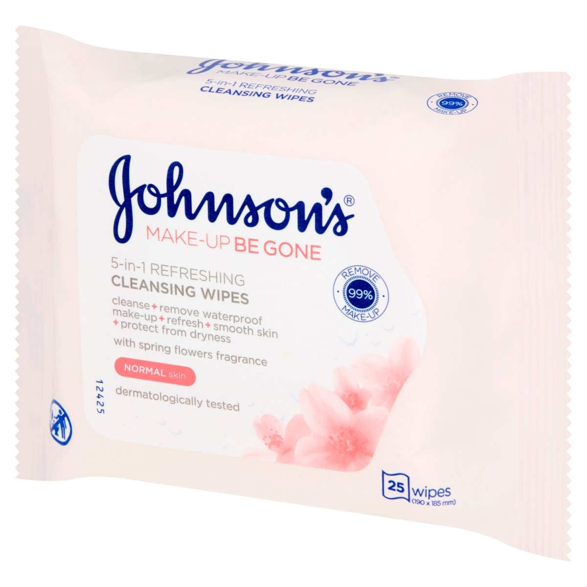 Johnsons Make Up Be Gone Wipes 25s Refreshing