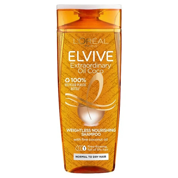 Buy L'Oreal Elvive Shampoo 400ml Extraordinary Coconut Oil online at Intamarque Wholesale – Trusted FMCG distributor