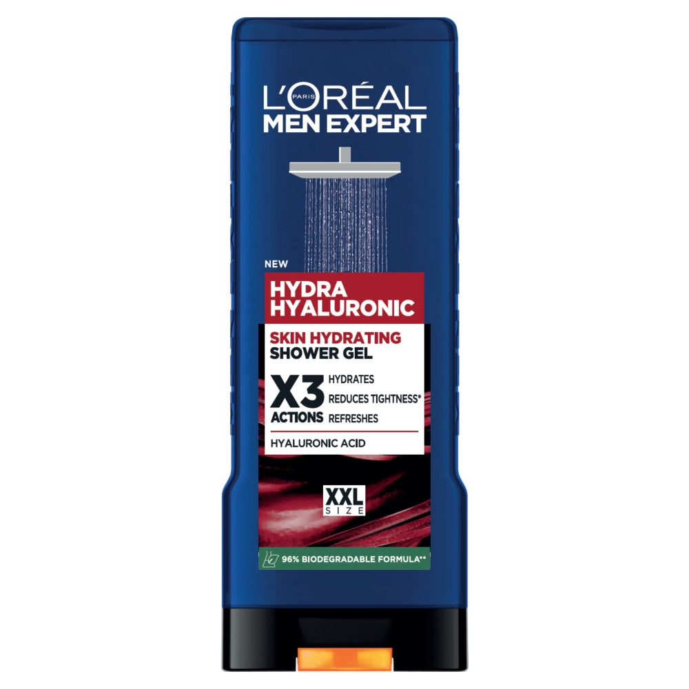 L'Oreal Men Expert Shower Gel 400ml Hydra Hyaluronic