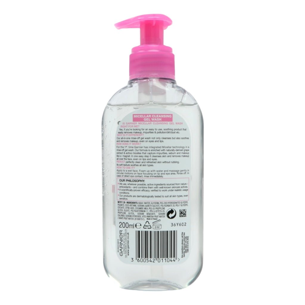 Garnier Micellar Cleansing Gel 200ml Sensitive
