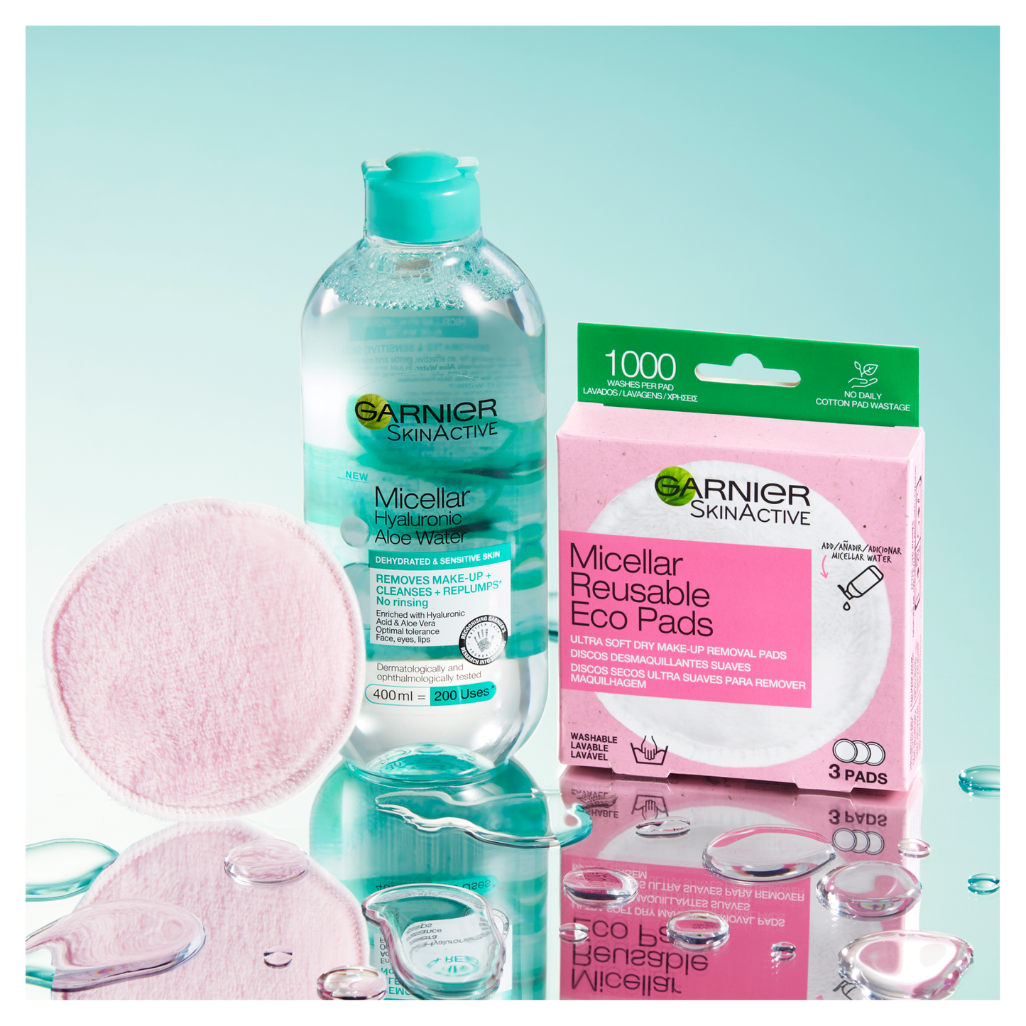 Garnier Micellar Cleansing Water 400ml Hyaluronic Aloe