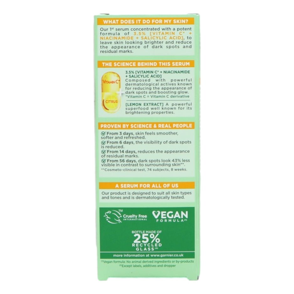 Garnier Naturals Vitamin C 30ml Serum Anti-Dark Spot