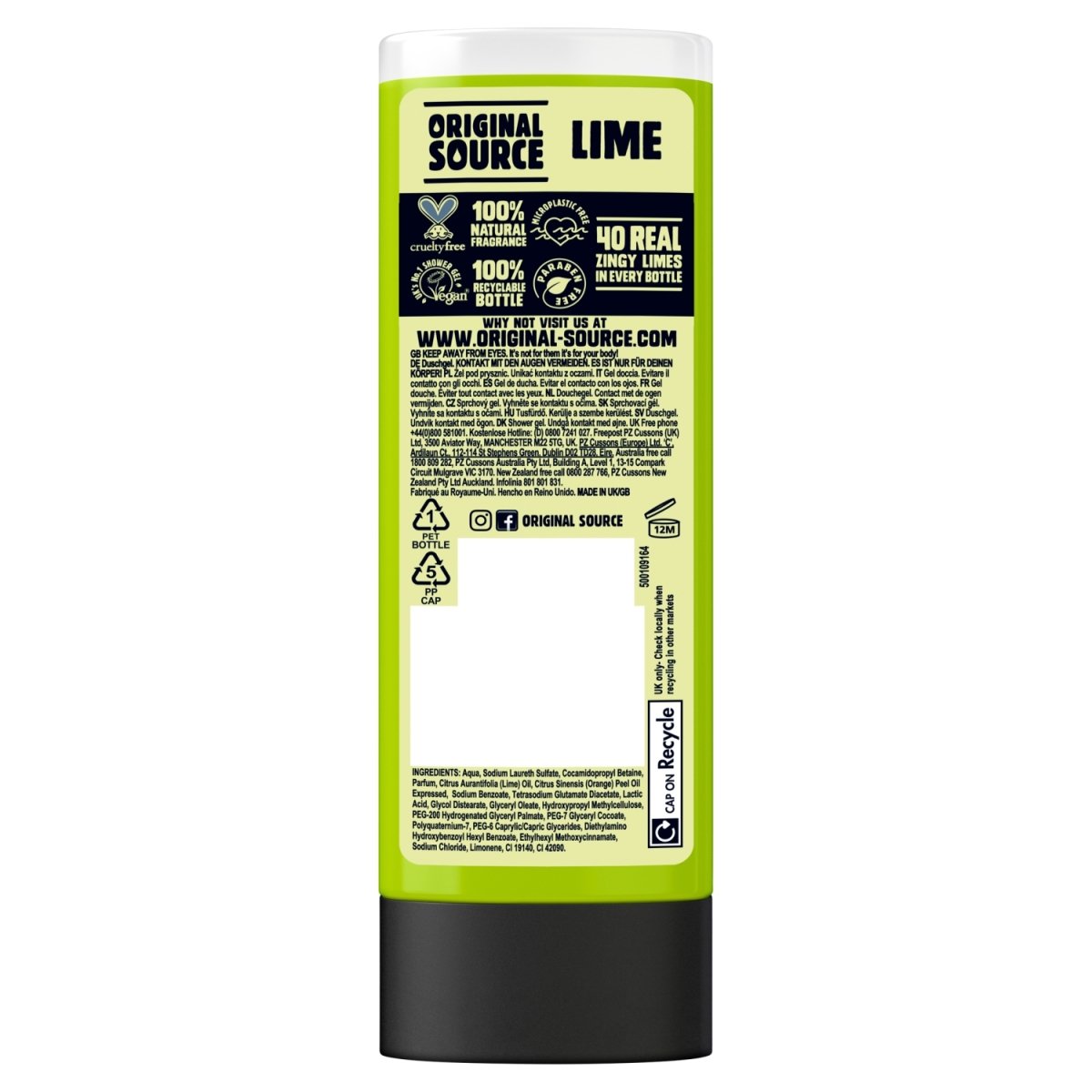 Original Source Shower Gel 250ml Lime