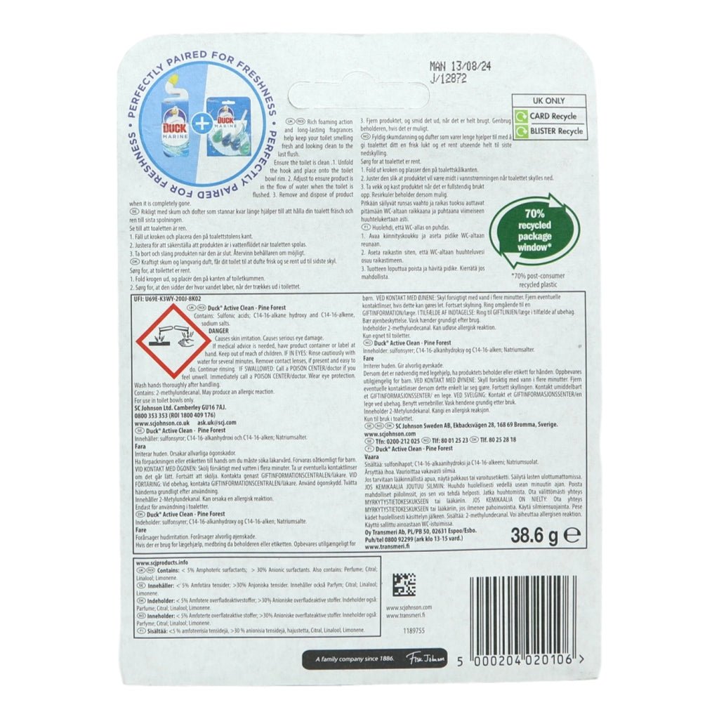 Toilet Duck 5 In 1 38g Rim Pine