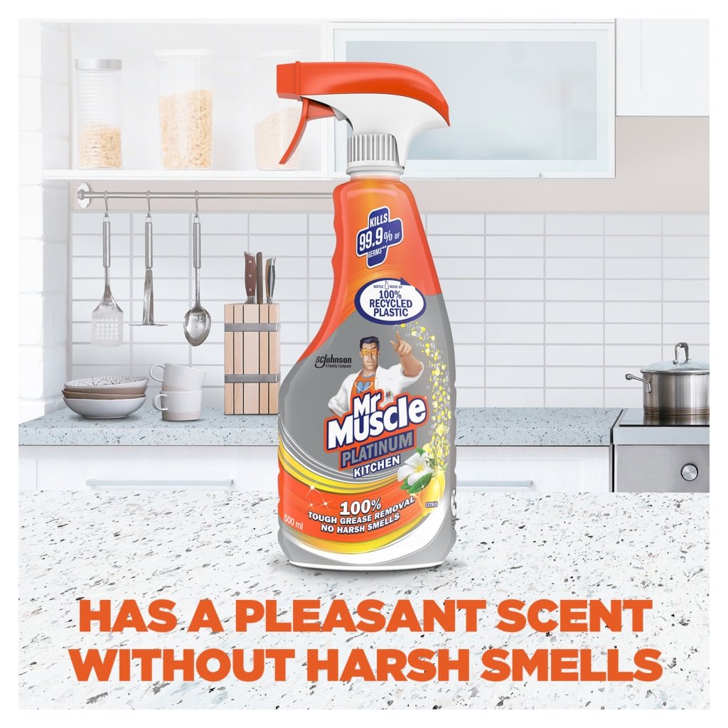 Mr Muscle Platinum Trigger Spray 500ml Kitchen