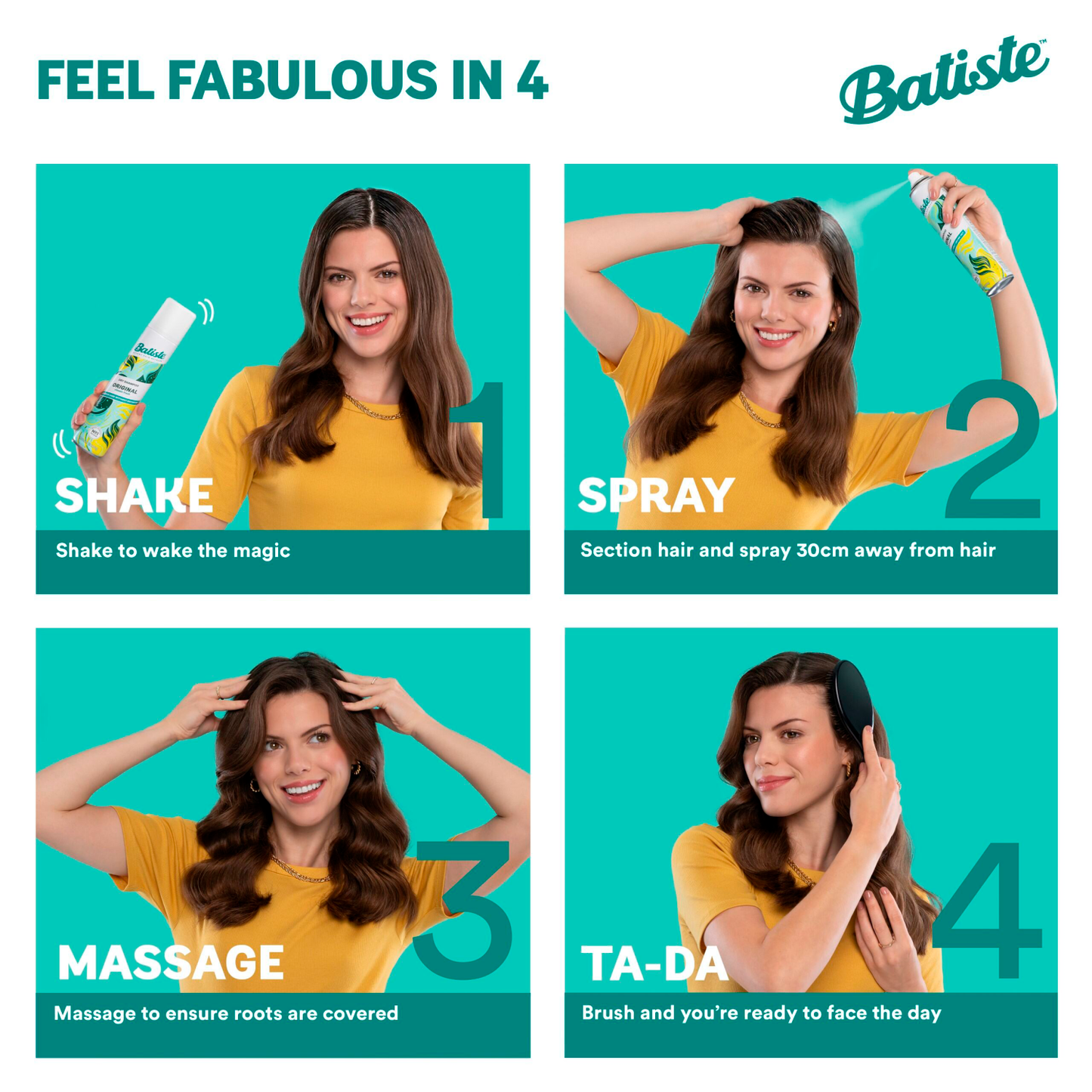 Batiste Dry Shampoo 200ml Cherry