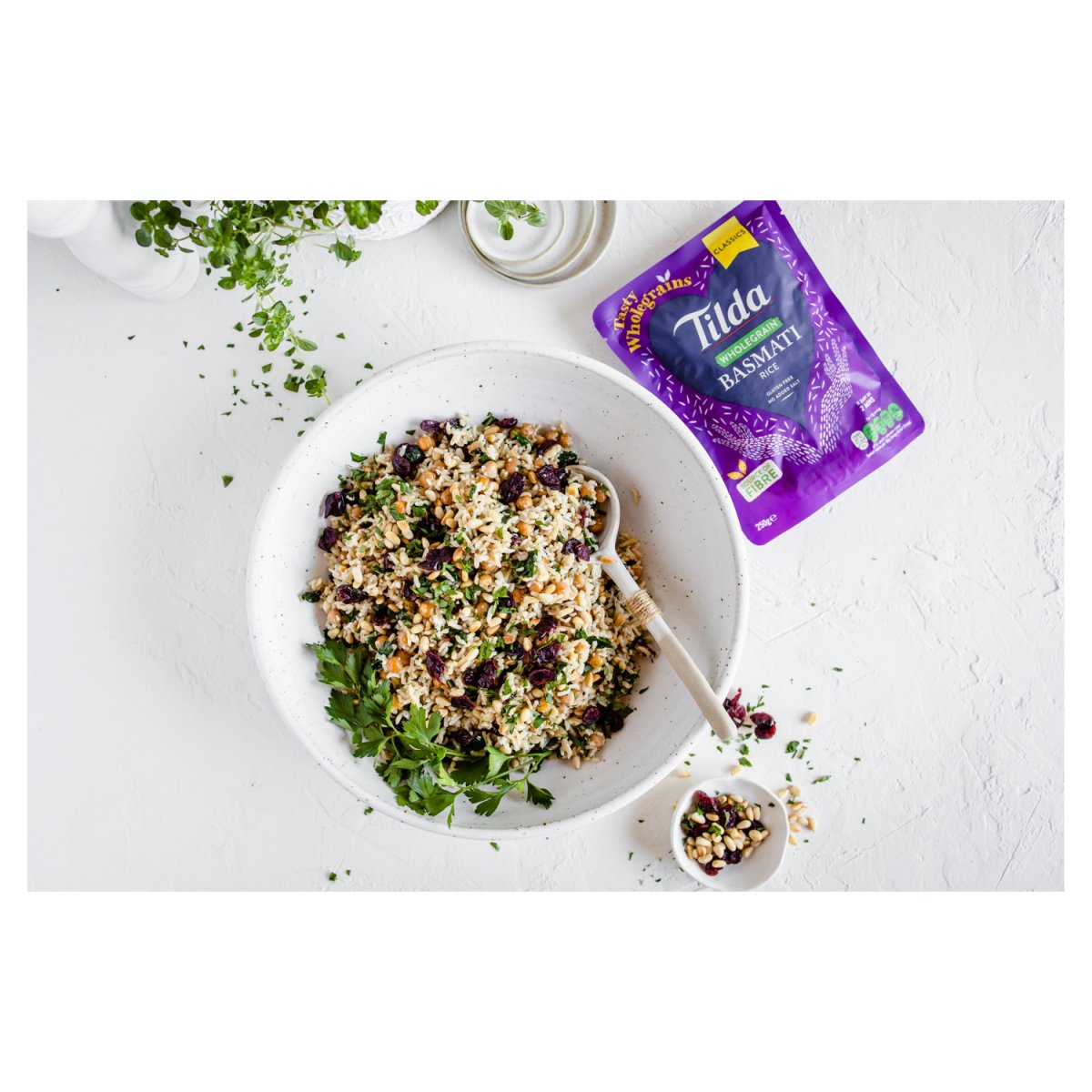 Tilda Steamed Basmati Rice 250g Brown