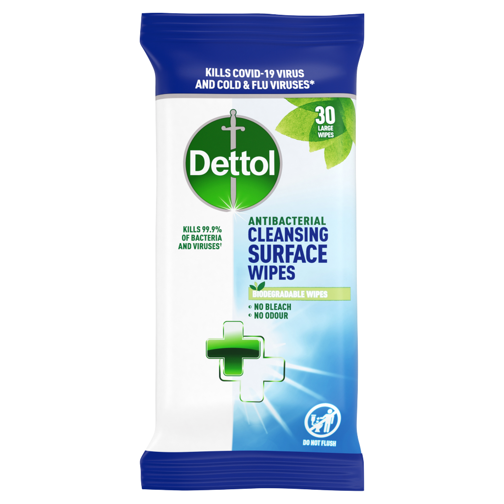 Dettol Surface Wipes 30s Anti-Bacterial