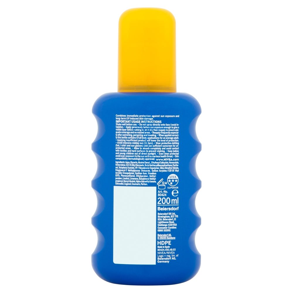 Nivea Sun 200ml SPF15