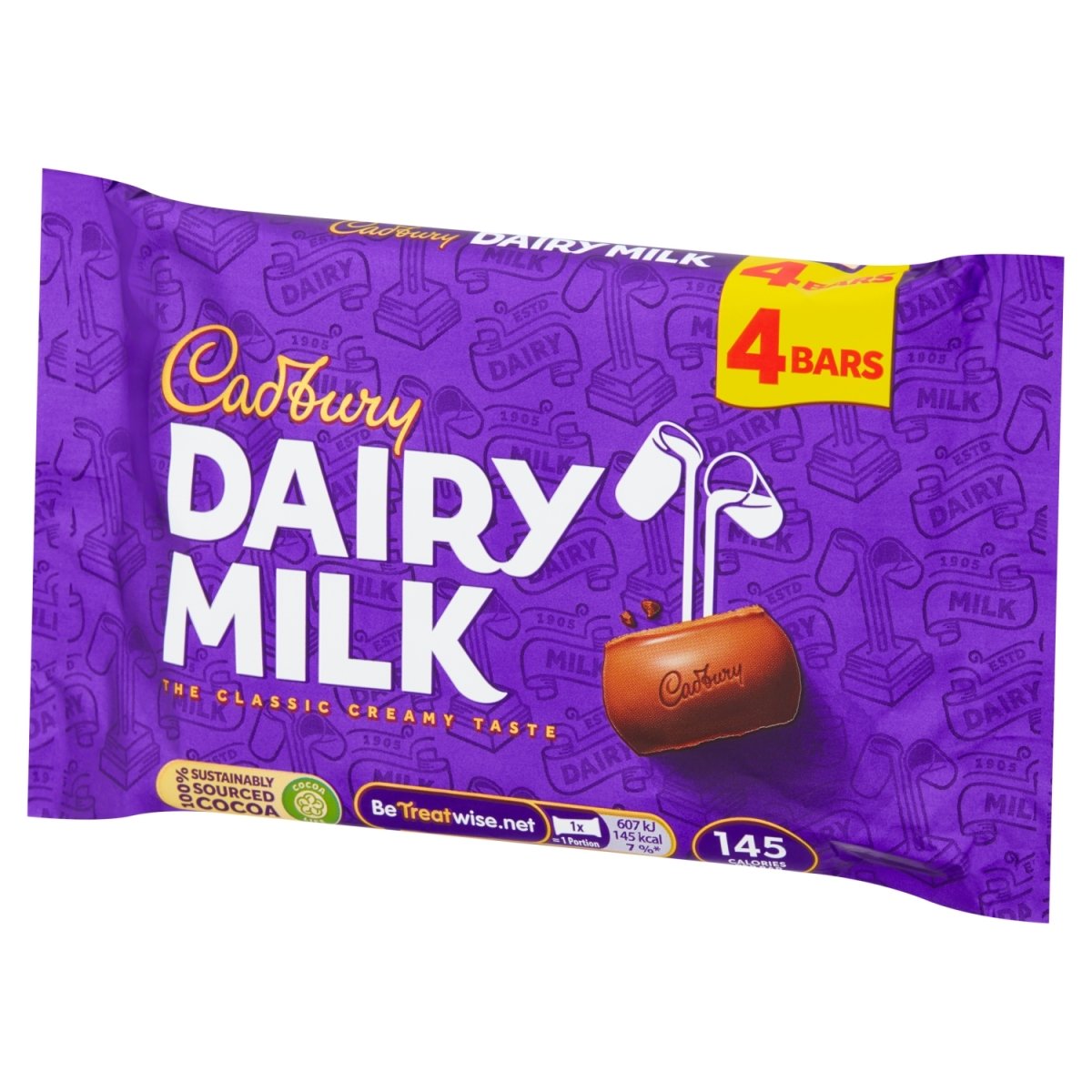 Cadbury Dairy Milk 4Pk 108.8G