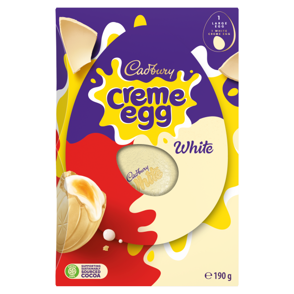 CADBURY WHITE CREME EGG TRADITIONAL EGG