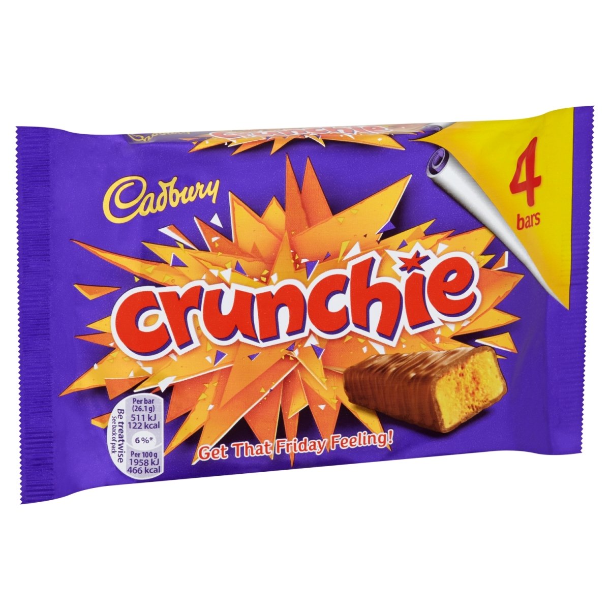 Cadbury Crunchie Snacksize 4pk
