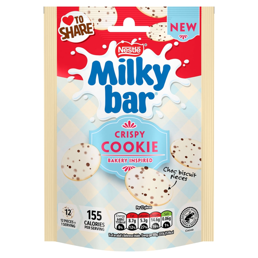 Milkybar Buttons Cookie Crisp Pouch