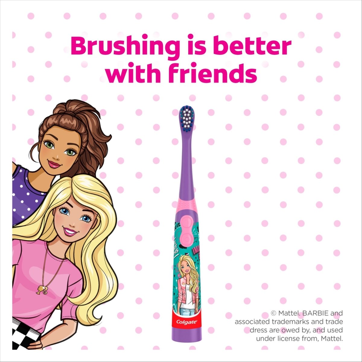 Colgate Toothbrush Battery Powered Barbie Kids