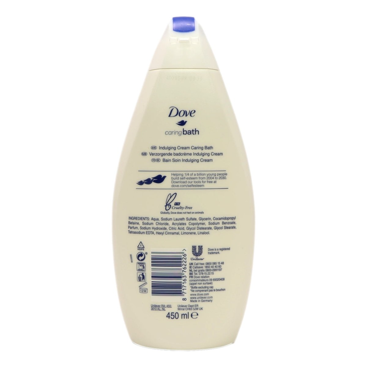 Dove Bath 450ml Indulging Cream