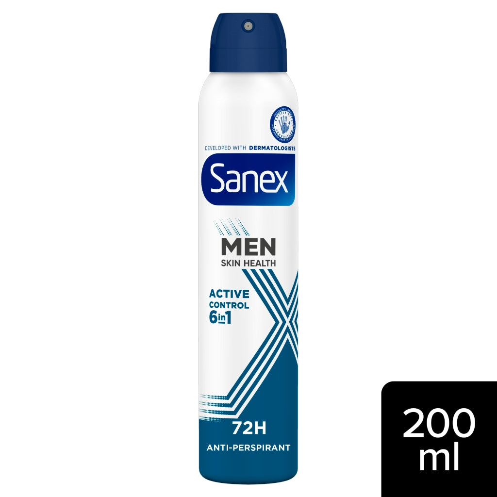 Sanex Deo Spray 200ml 72hr Men Active Control