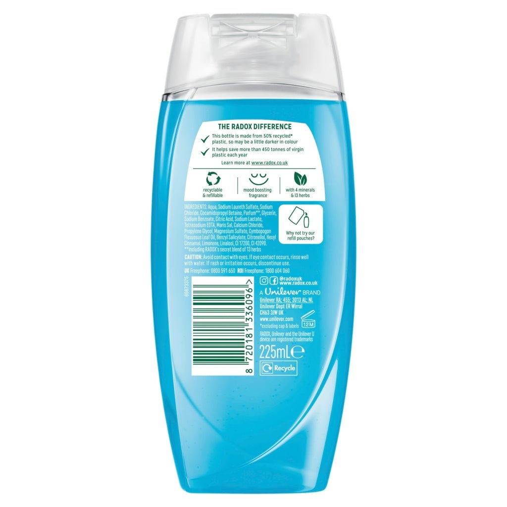 Radox Shower Gel 225ml Feel Active