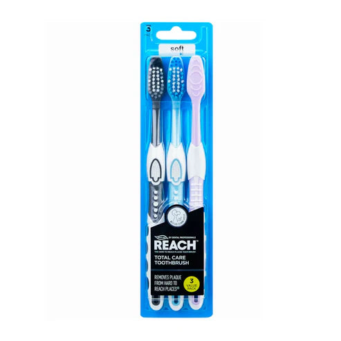 Buy Reach Toothbrush Total Care 3pk Soft online at Intamarque Wholesale – Trusted FMCG distributor