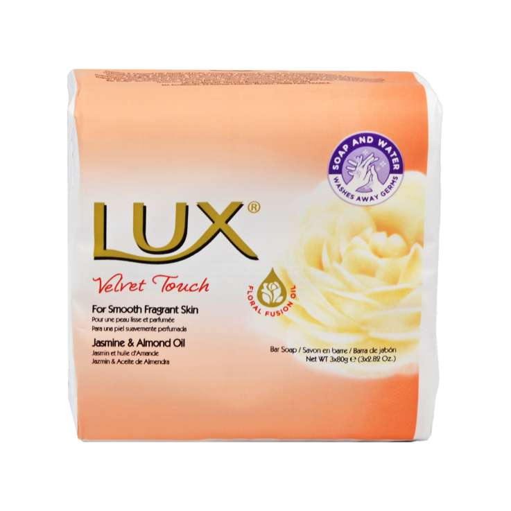 Lux Bar Soap 3 x 80g Velvet Touch