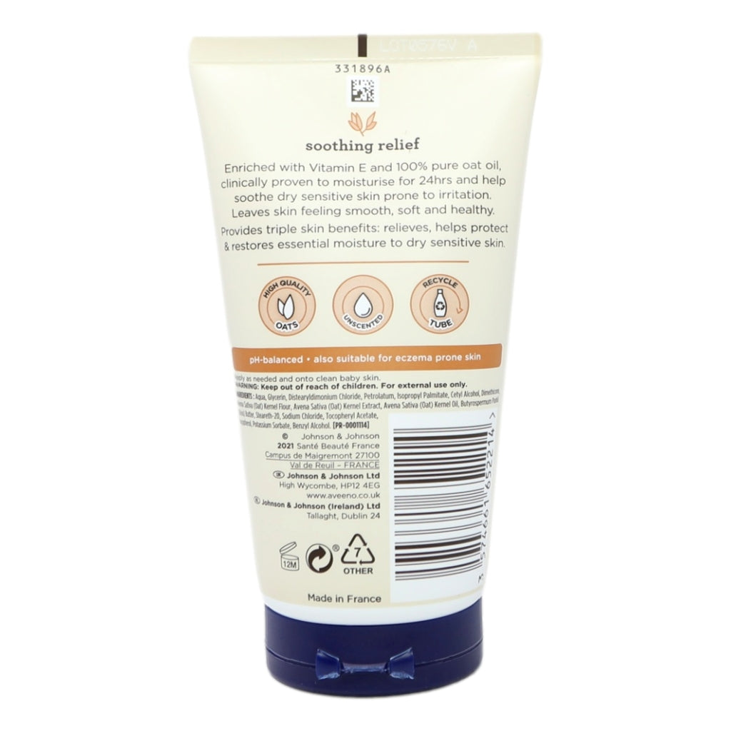 Aveeno Baby 150ml Emollient Cream Soothing Relief