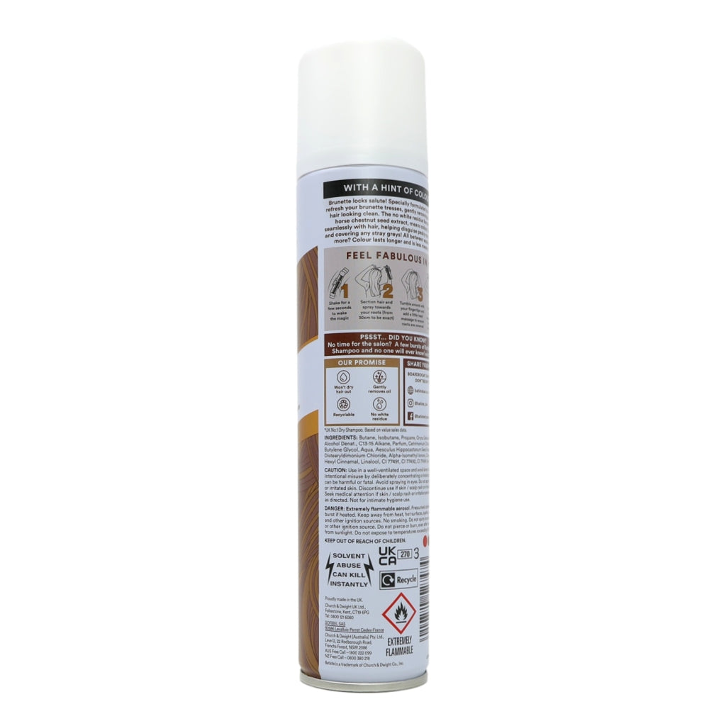 Batiste Dry Shampoo 200ml Medium & Brunette Hair