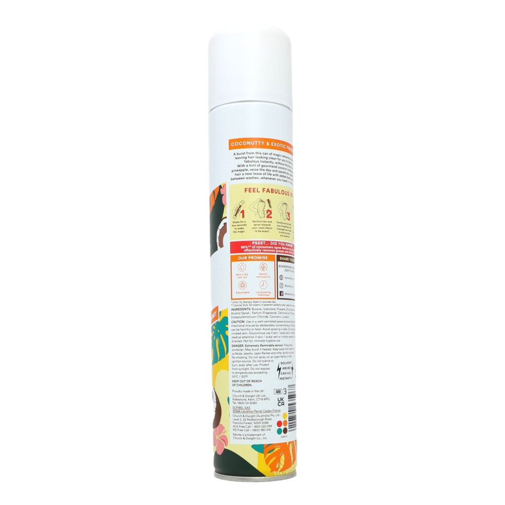 Batiste Dry Shampoo 350ml Coconut & Exotic Tropical