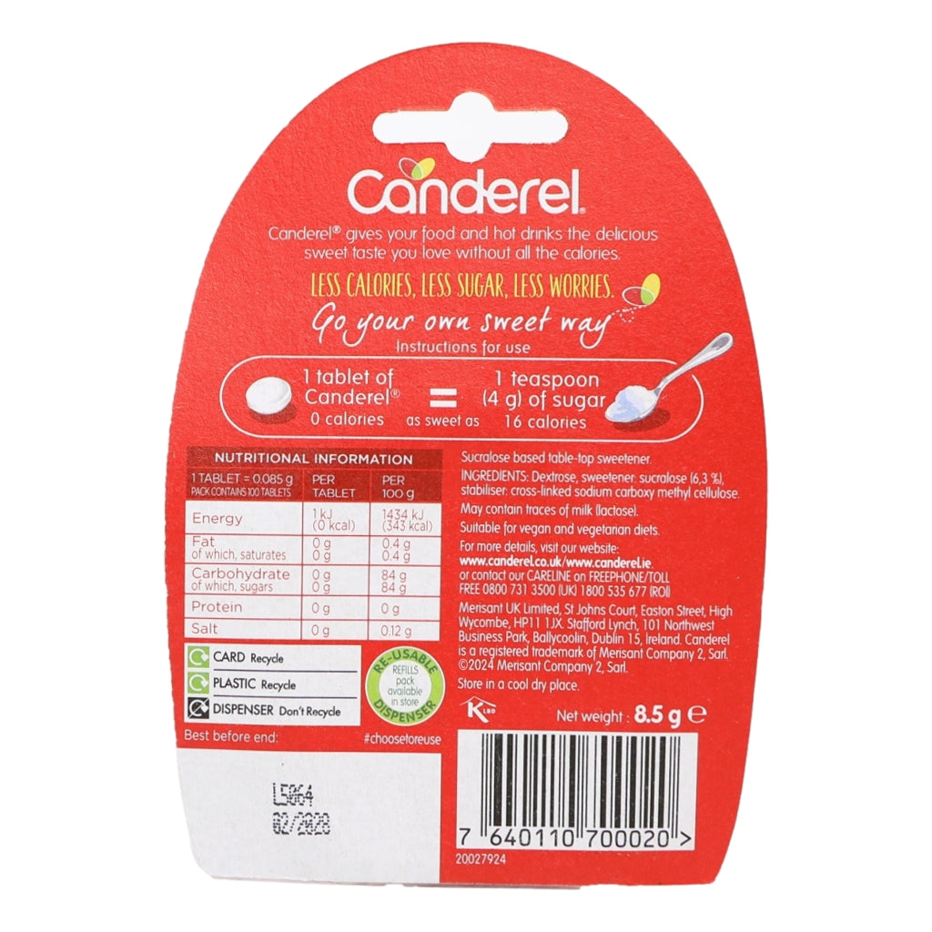 Canderel Tablets 100's
