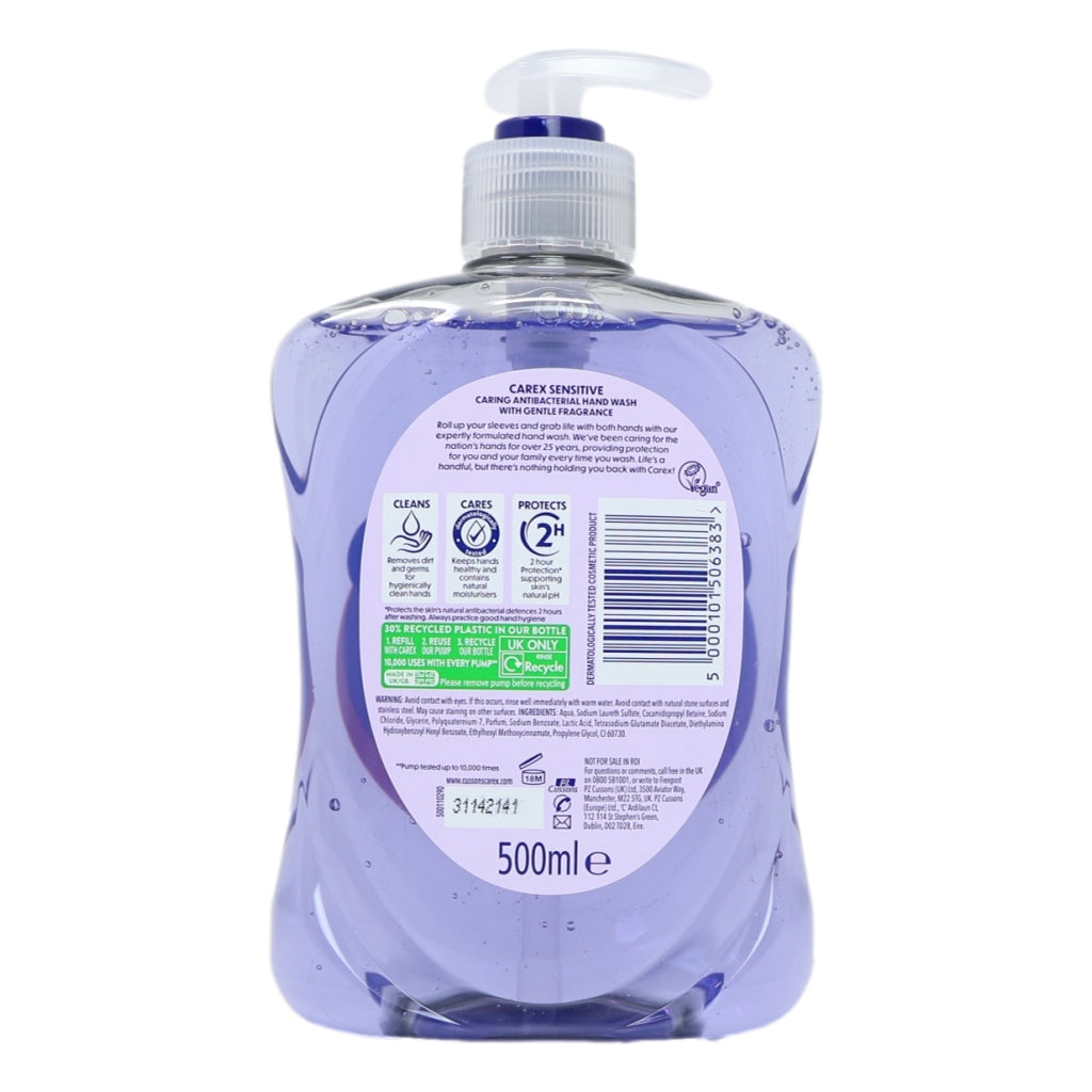 Carex Handwash 500ml Sensitive