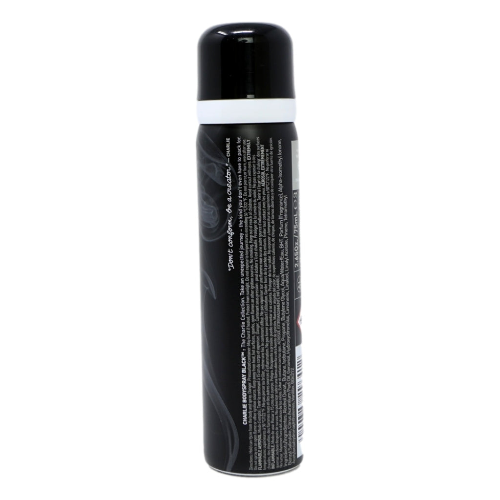 Charlie Bodyspray 75ml Black