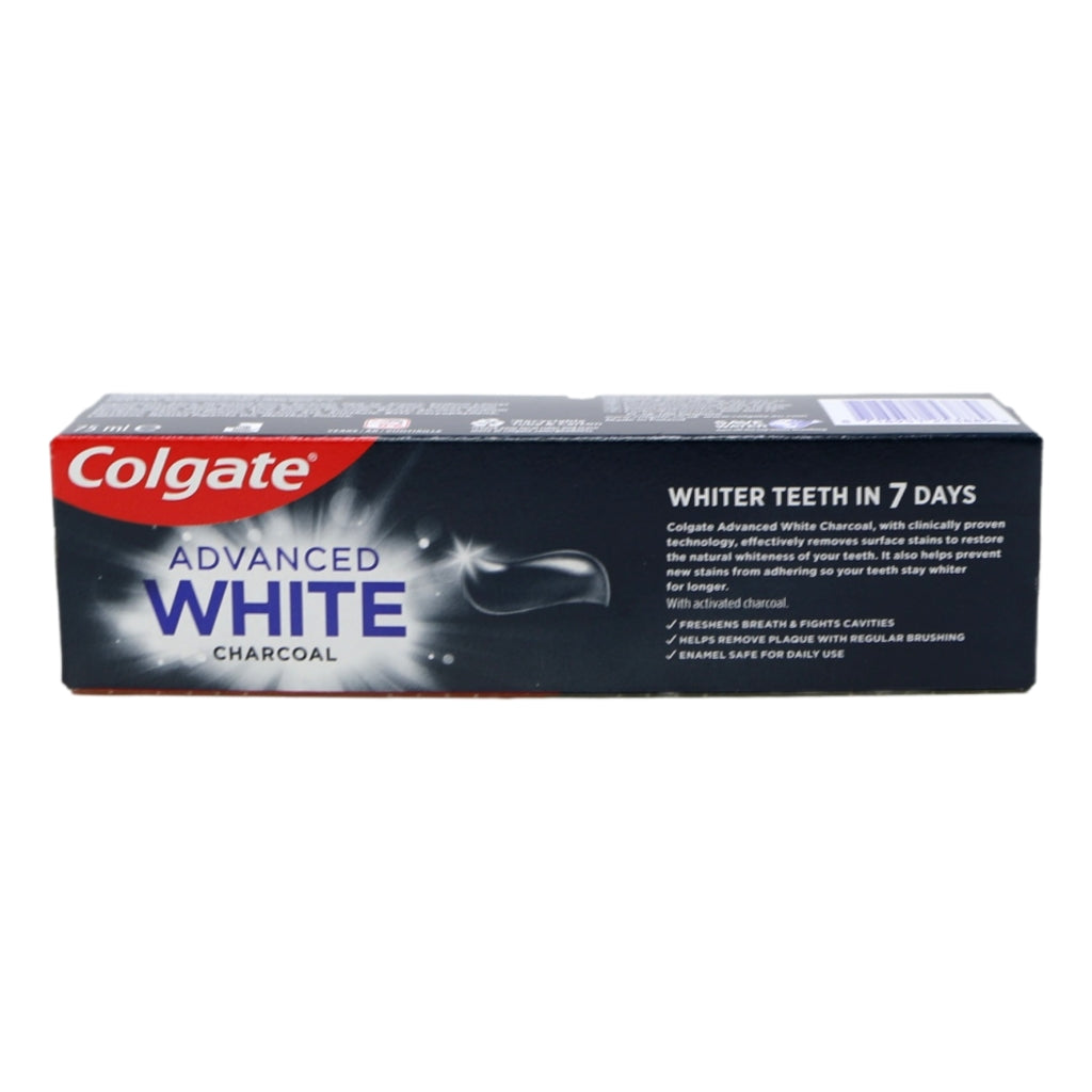 Colgate Toothpaste 75ml Advanced Whitening Charcoal
