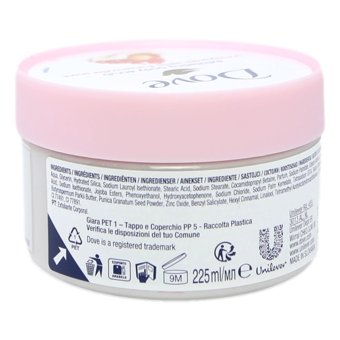 Dove Body Scrub 225ml Pomegranate & Shea Butter