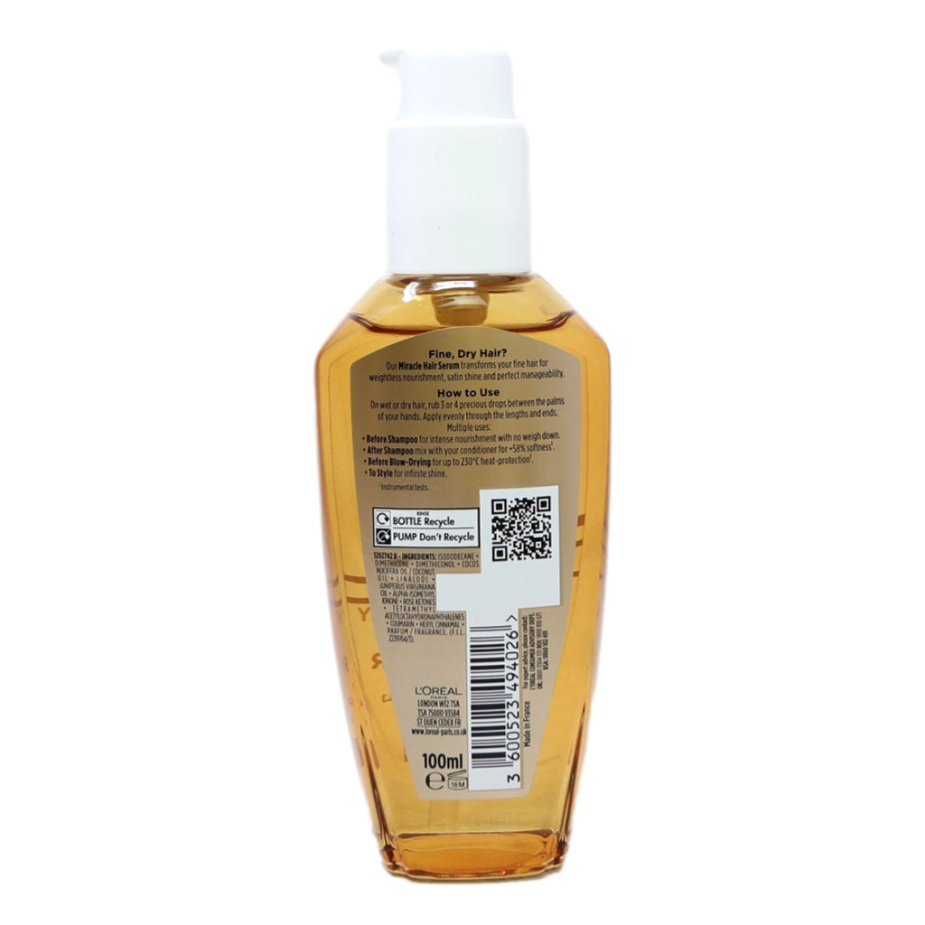 L'Oreal Elvive Extraordinary Oil 100ml Coconut