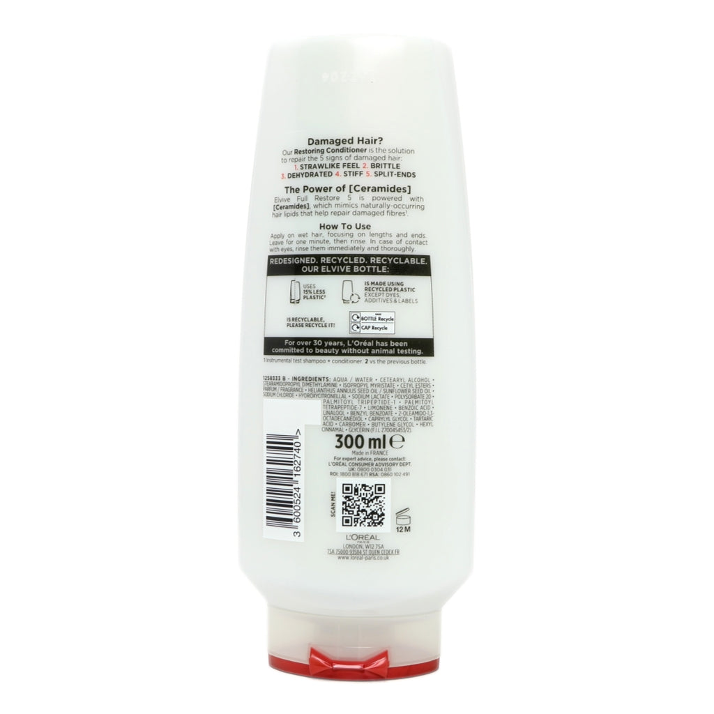 L'Oreal Elvive Conditioner 300ml Full Restore 5