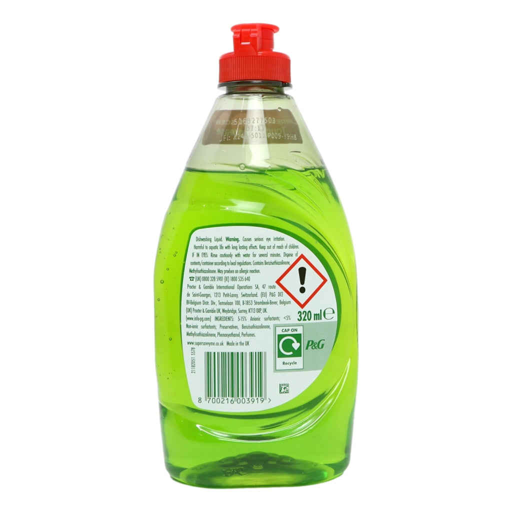 Fairy Washing Up Liquid 320ml Apple