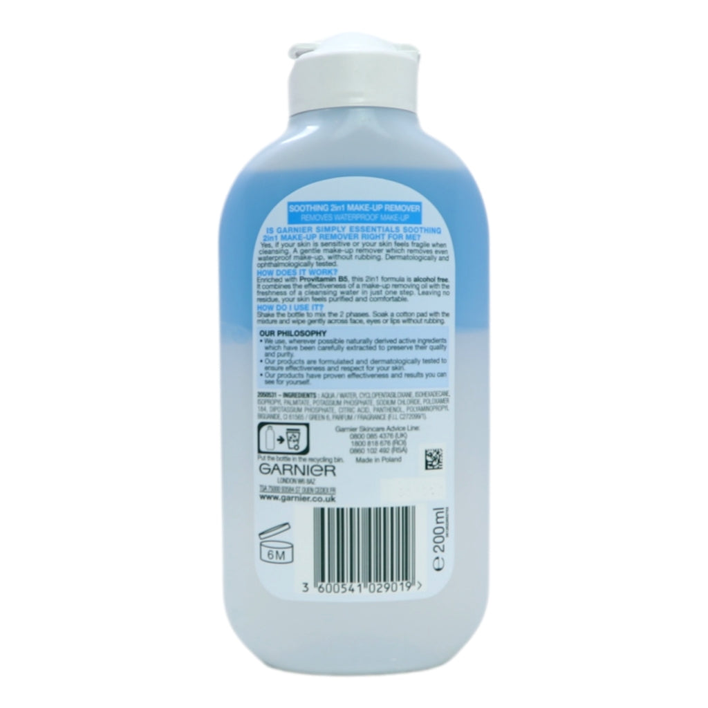 Garnier Simply Essentials 2in1 200ml Make Up Remover