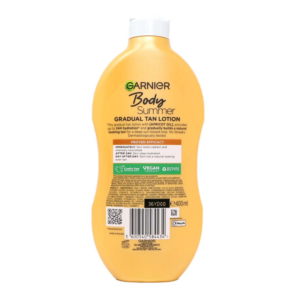 Garnier Summer Body Milk 400ml Deep