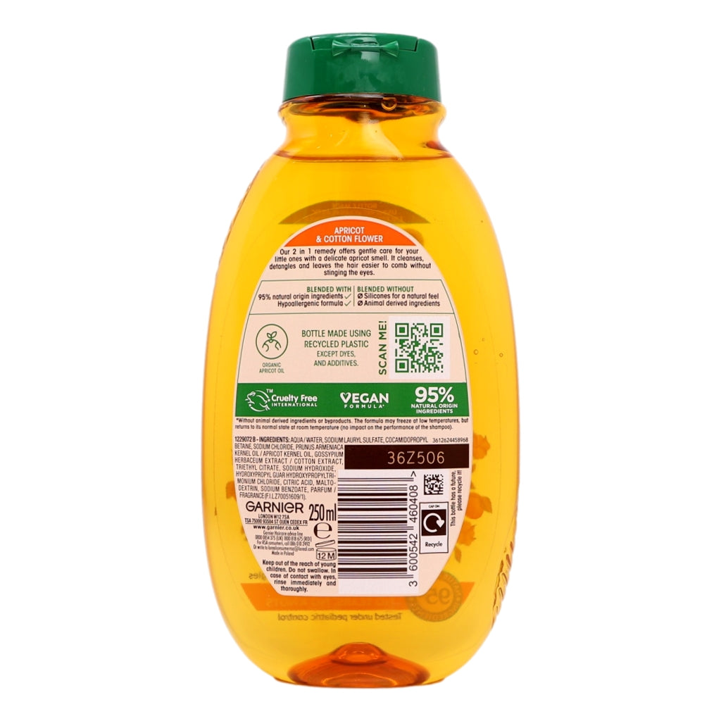 Garnier Ultimate Blends 250ml Kids Shampoo Apricot