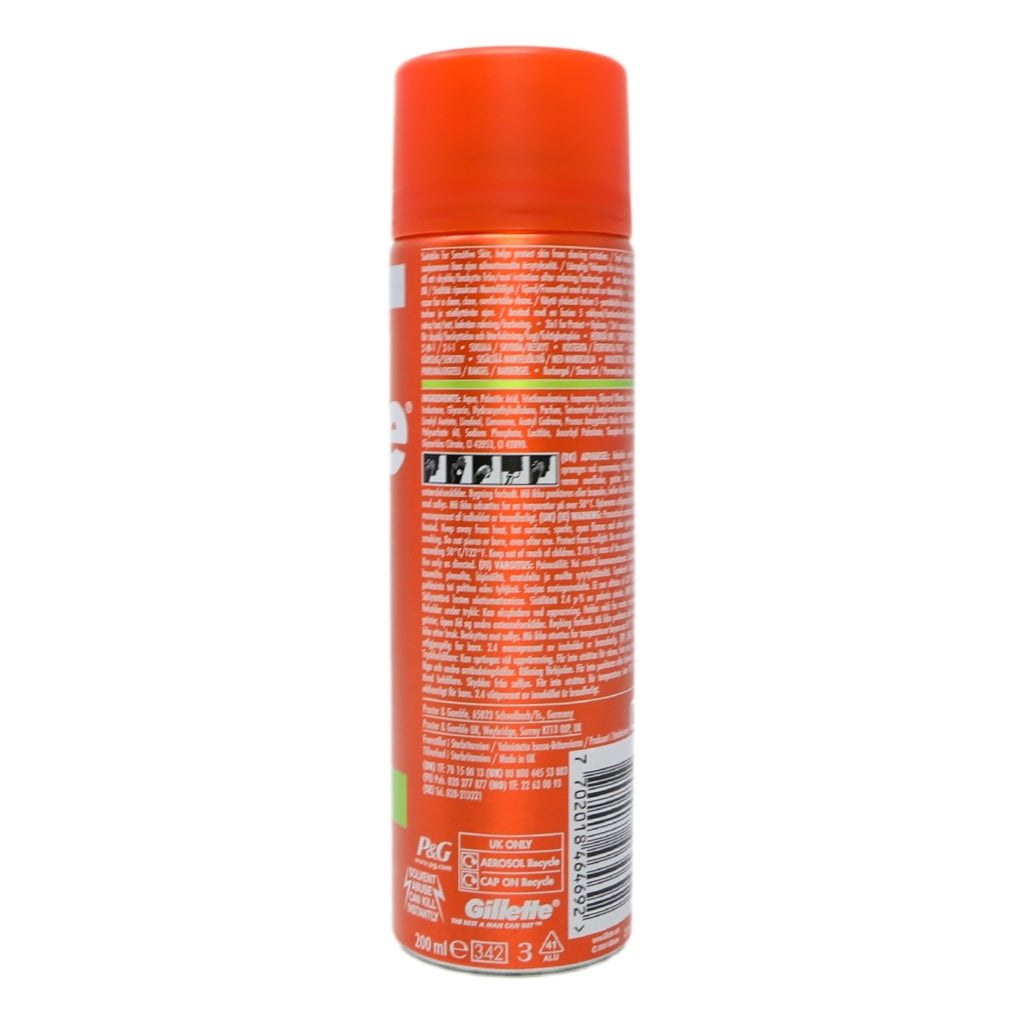 Gillette Fusion5 Shave Gel 200ml Sensitive