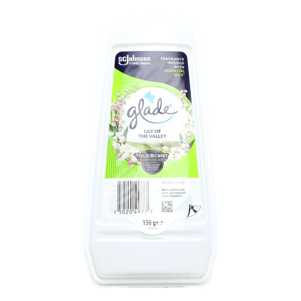 Buy Glade Solid Air Freshener 150g Lily Of The Valley online at Intamarque Wholesale – Trusted FMCG distributor