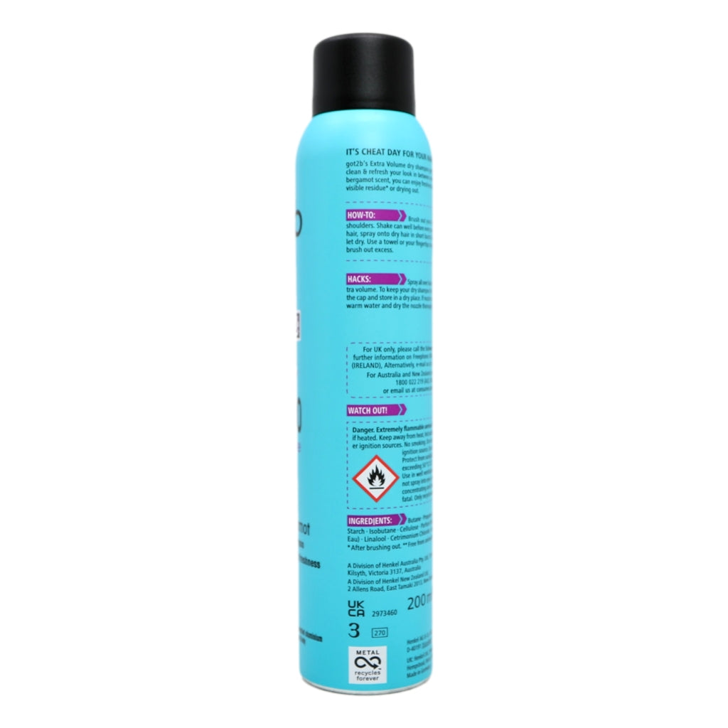 Got2b Fresh It Up Dry Shampoo 200ml Volume