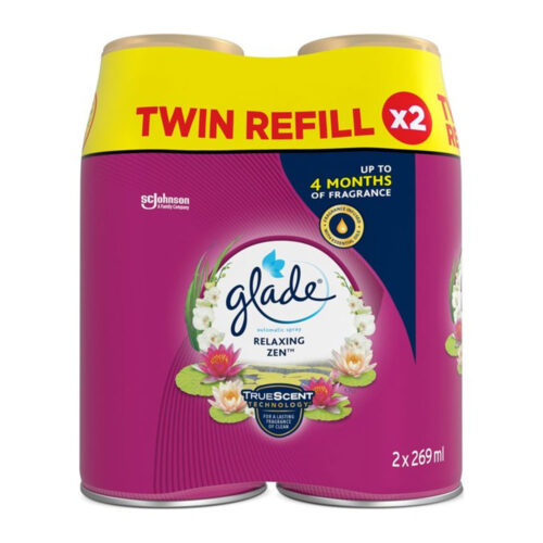 Glade Automatic Spray Twin Refill 538ml Relaxing Zen