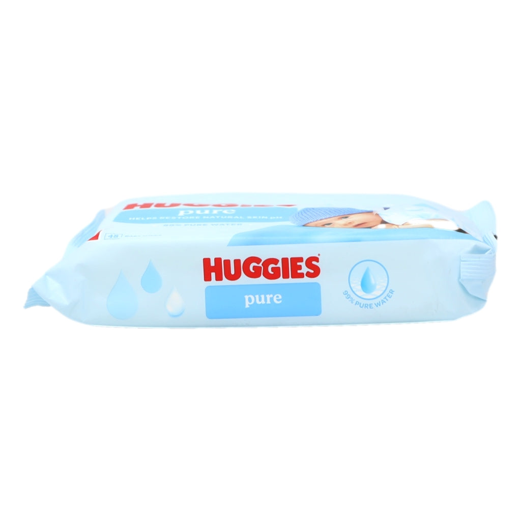 Huggies PF Baby Wipes 48x18 Pure Brown Outer Box