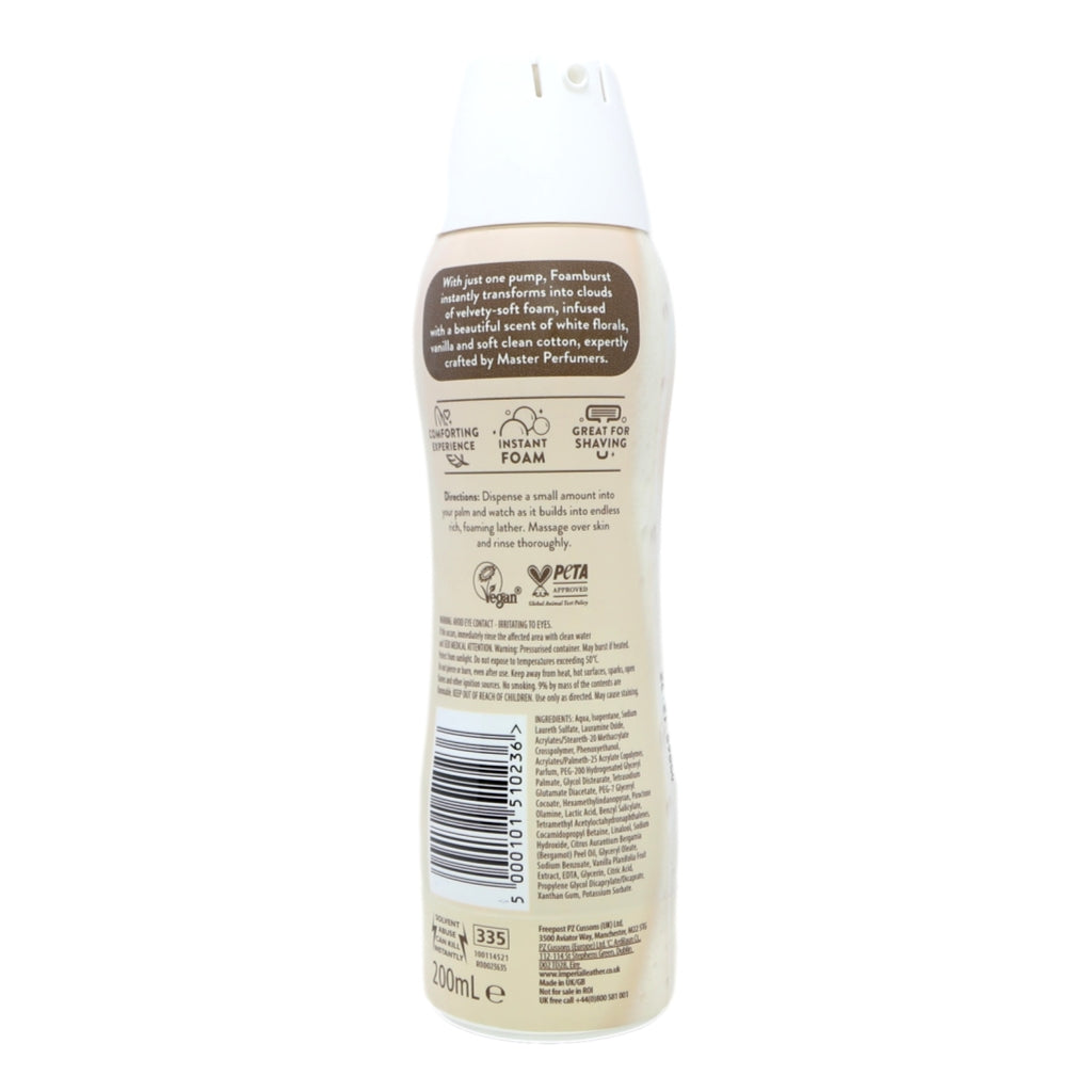 Imperial Leather Foamburst 200ml Moisturising Jasmine Vanilla