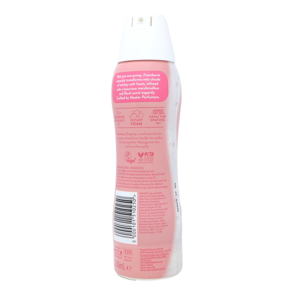 Imperial Leather Foamburst 200ml Pampering Mallow Cherry
