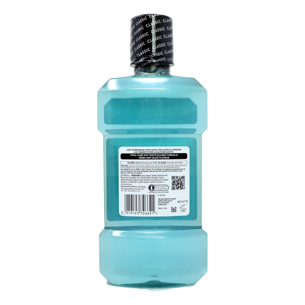 Listerine Mouthwash 500ml Stay White