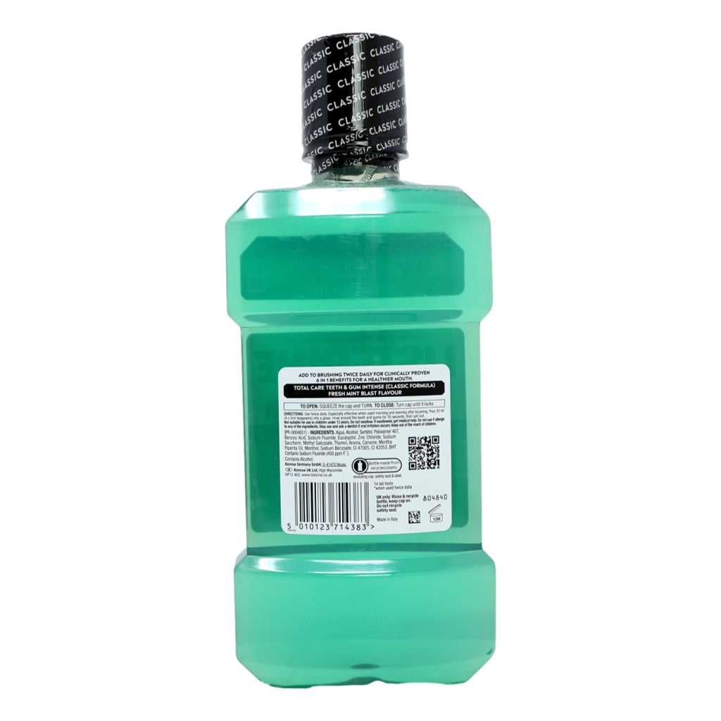 Listerine Mouthwash 500ml Teeth & Gum Defence
